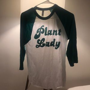 Plant Lady Baseball Raglan Shirt
